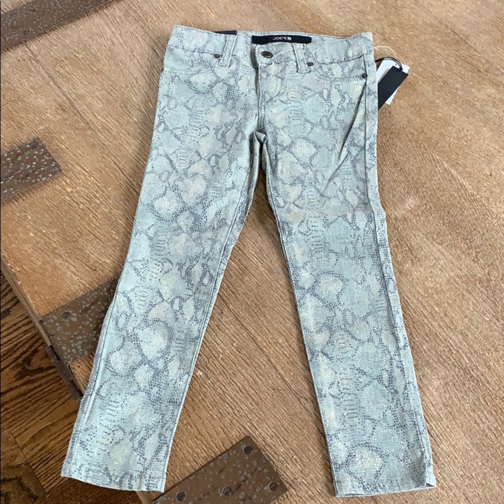 NWT girls joe jeans snake print slim fit jegging
